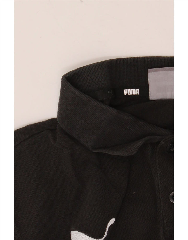 PUMA Poloshirt til mænd Medium Sort bomuld