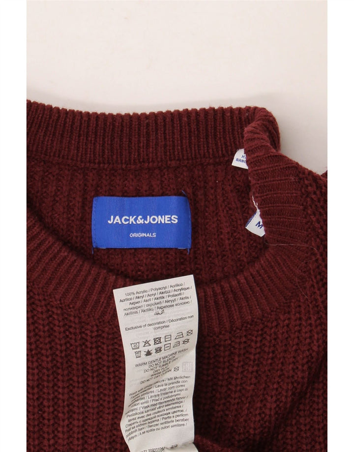 Jack & Jones Herre trøjetrøje med rund hals Medium Burgund akryl