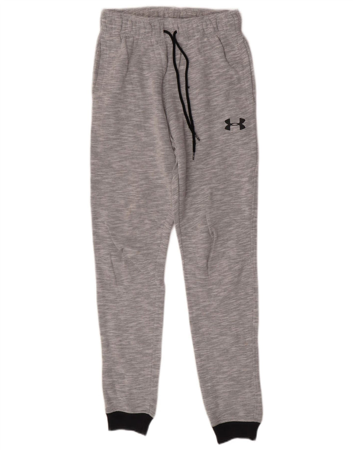 Under Armour Herre Cold Gear Træningsdragt Bukser Joggers Små Grå Flecked