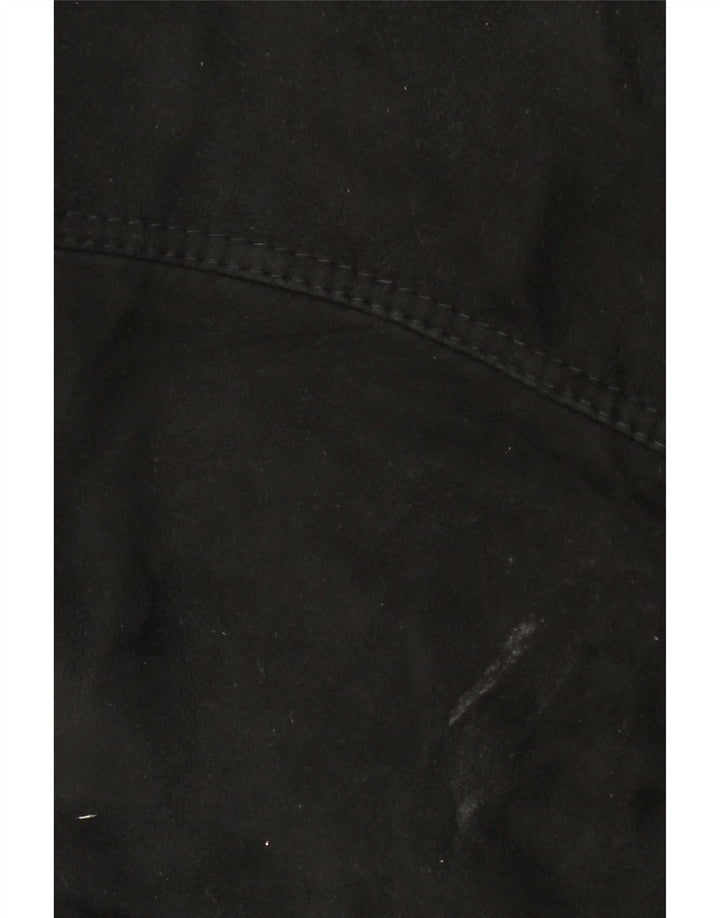 Vintage Herre Shearling Jacket IT 50 Large Black Shearling