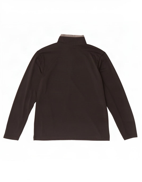 Columbia Herre Omni Dry Zip Neck Pullover Træningsdragt Top Medium Sort
