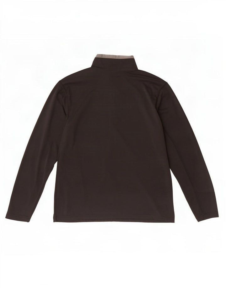 Columbia Herre Omni Dry Zip Neck Pullover Træningsdragt Top Medium Sort