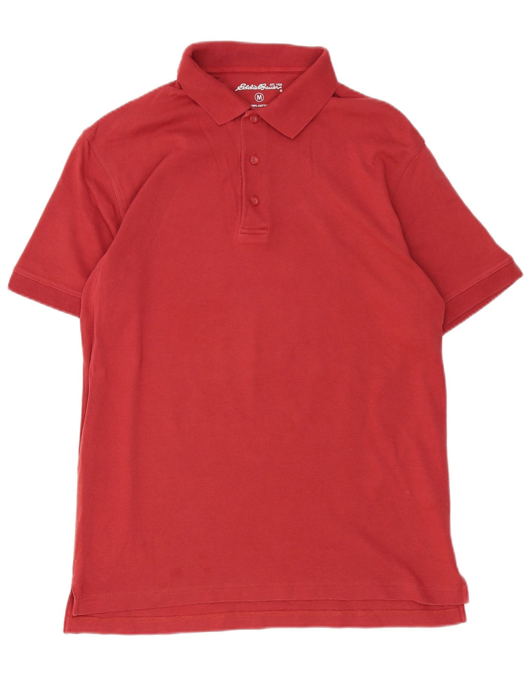 Eddie Bauer herre poloshirt Medium rød bomuld