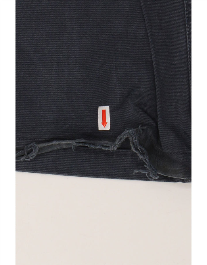 ARMANI Herre Loose Fit Casual Bukser IT 48 Medium W32 L30 Marineblå