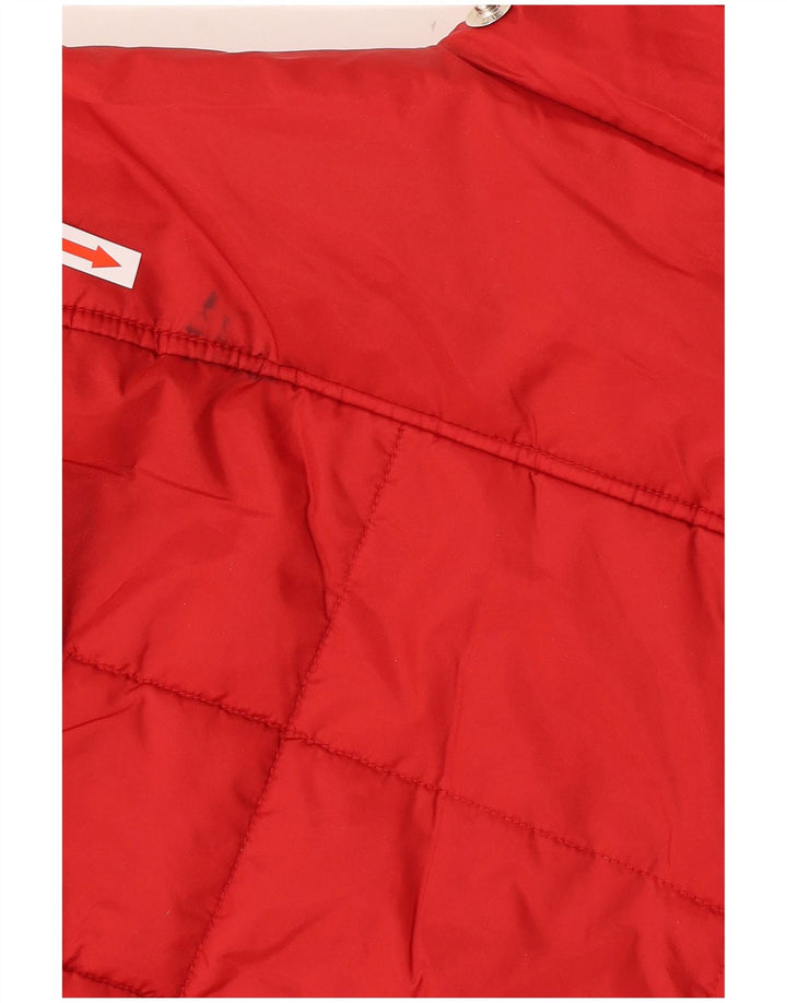 Zara Dame Trafaluc polstret jakke UK 16 Large Red