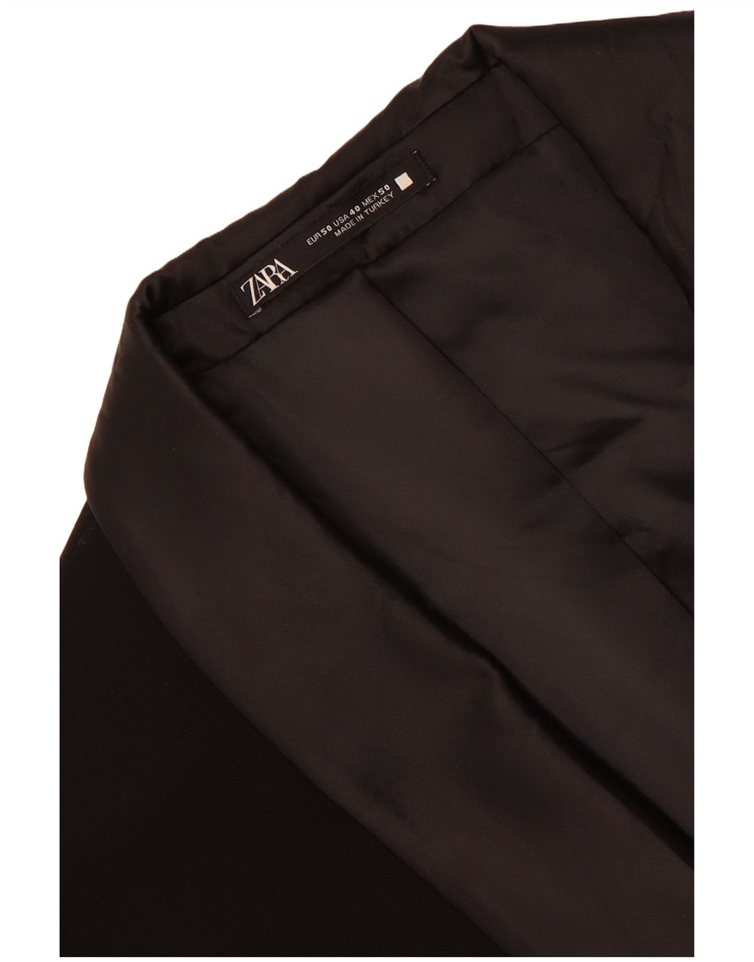 Zara Herre 1-knap blazerjakke EU 50 Medium Sort