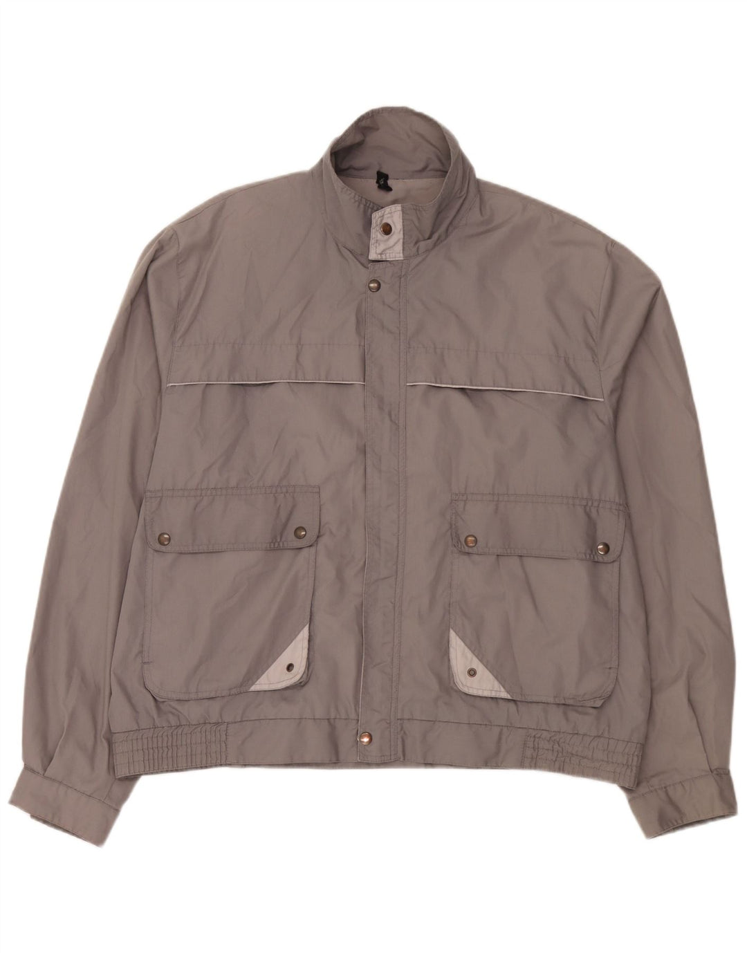 C & A Bomberjakke til mænd IT 58 4XL Grå Colourblock Polyester