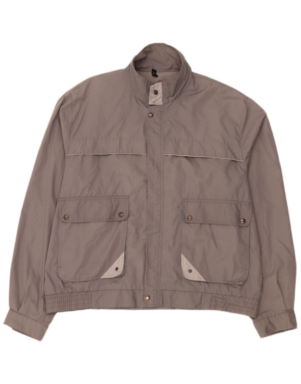 C & A Bomberjakke til mænd IT 58 4XL Grå Colourblock Polyester