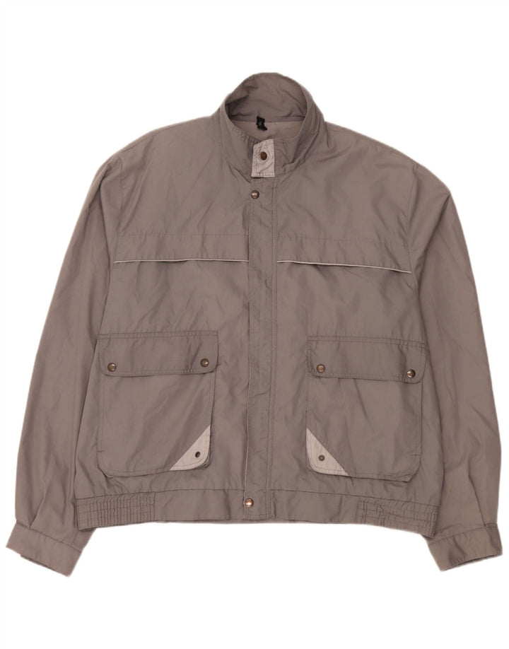 C & A Bomberjakke til mænd IT 58 4XL Grå Colourblock Polyester