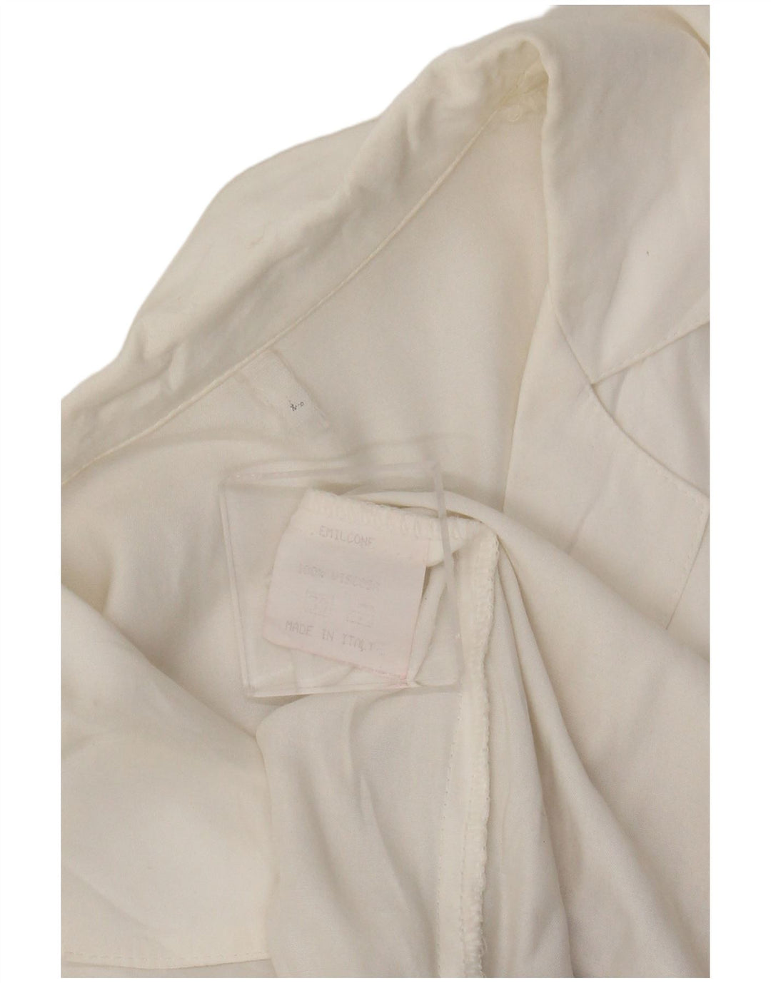 Vintage kvinders ørken abstrakt mønster kortærmet skjorte UK 16 Large White
