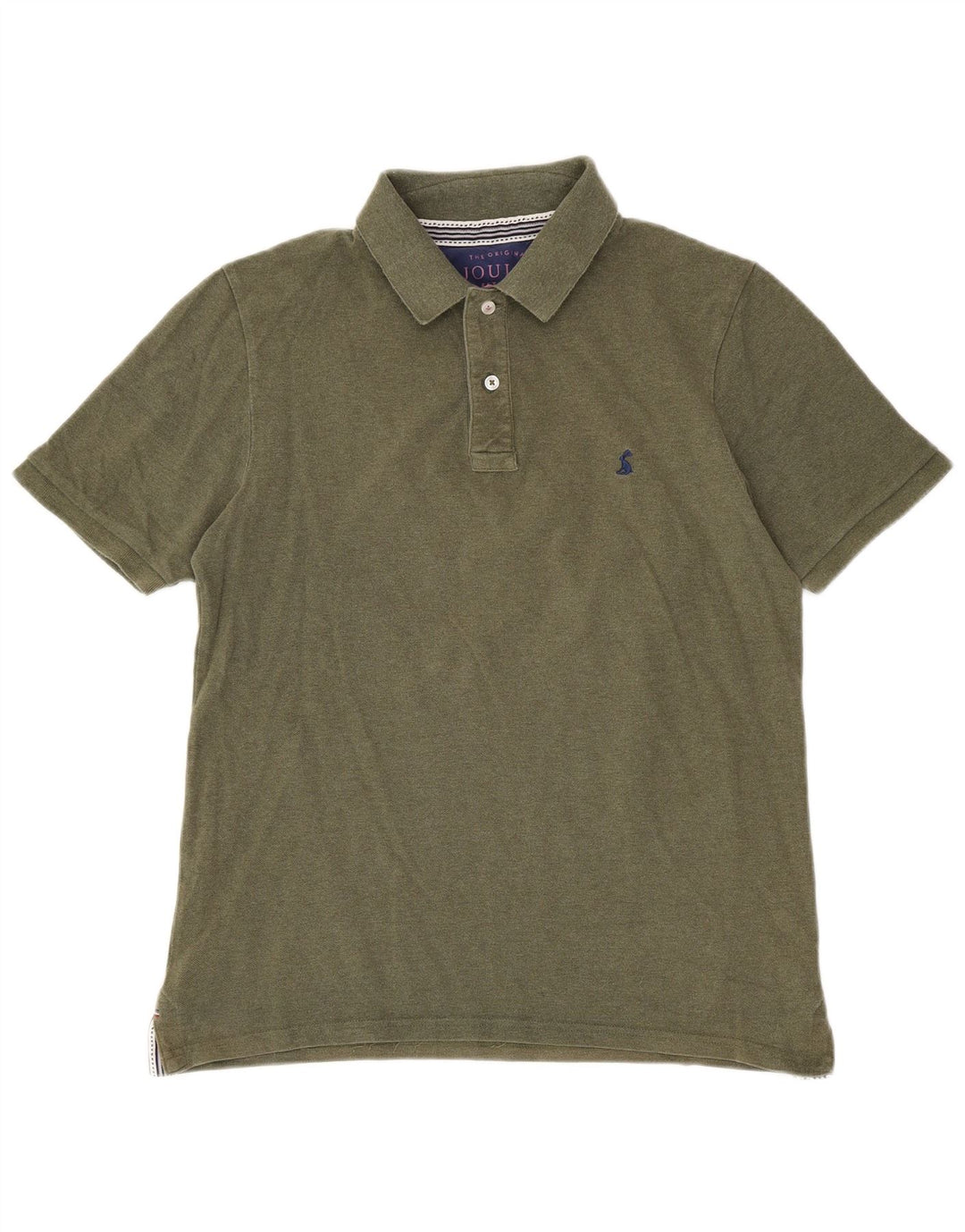 Joules Poloshirt med klassisk pasform til mænd Medium Khaki Bomuld