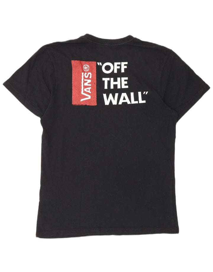 Vans Herre Grafisk T-Shirt Top Medium Sort Bomuld