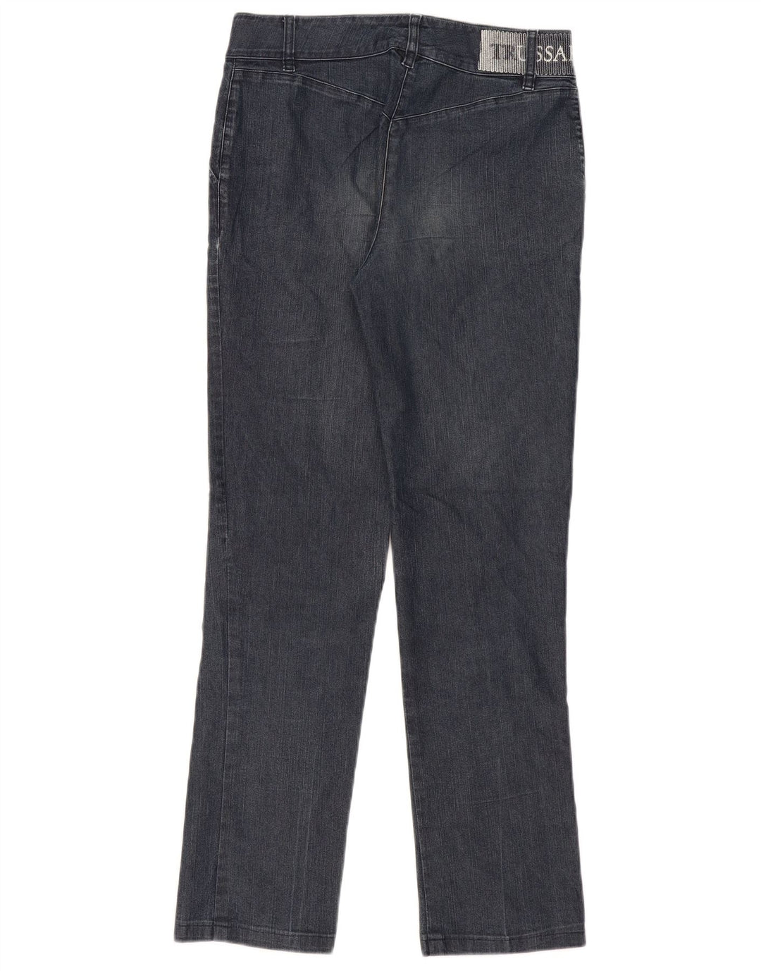 Trussardi Graphic Slim Jeans til kvinder W26 L31 Marineblå