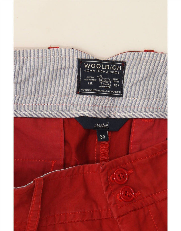 Woolrich Lige Chinobukser til kvinder W30 L27 Rød