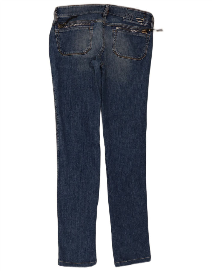 Diesel Dame Distressed Slim Jeans W27 L31 Blå Bomuld
