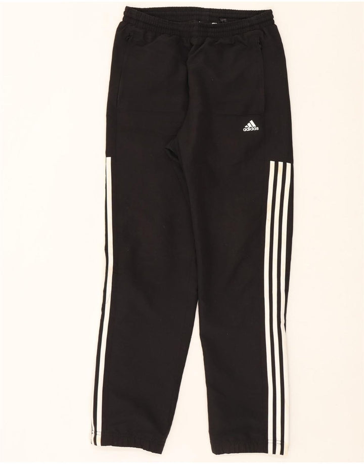 ADIDAS Mens Tracksuit Trousers Small  Black Polyester Vintage Adidas and Second-Hand Adidas from Messina Hembry 