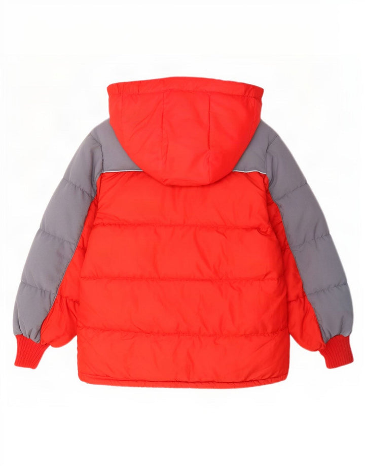 Nike hættejakke til drenge 7-8 år XL Rød Colourblock Polyester