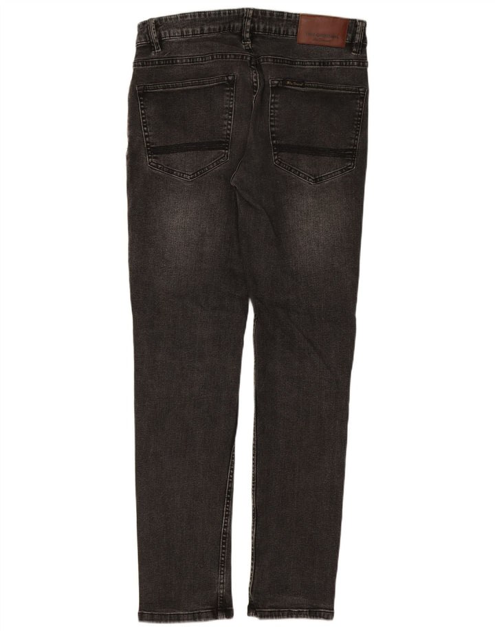 BEN SHERMAN Mens Slim Jeans W32 L32 Black Cotton