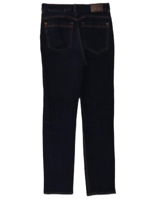 Marks & Spencer Dame Slim Jeans UK 8 Small W28 L26 Navy Blue Bomuld