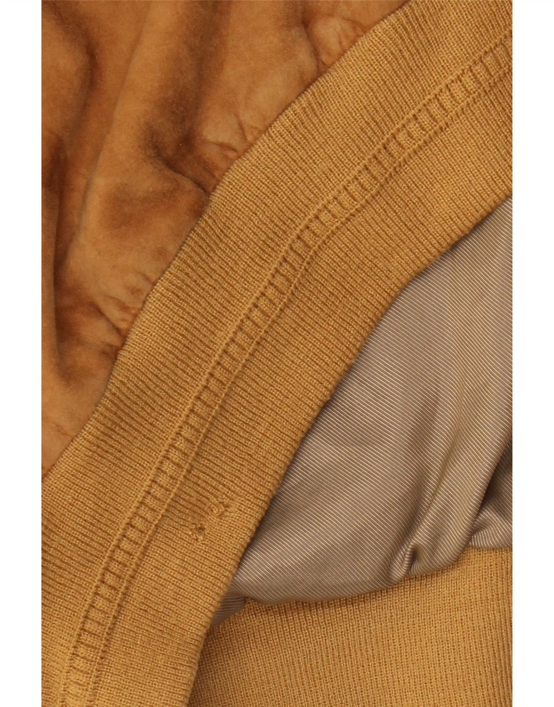 Montes Herre Bomber Læderjakke UK 42 XL Brun Læder