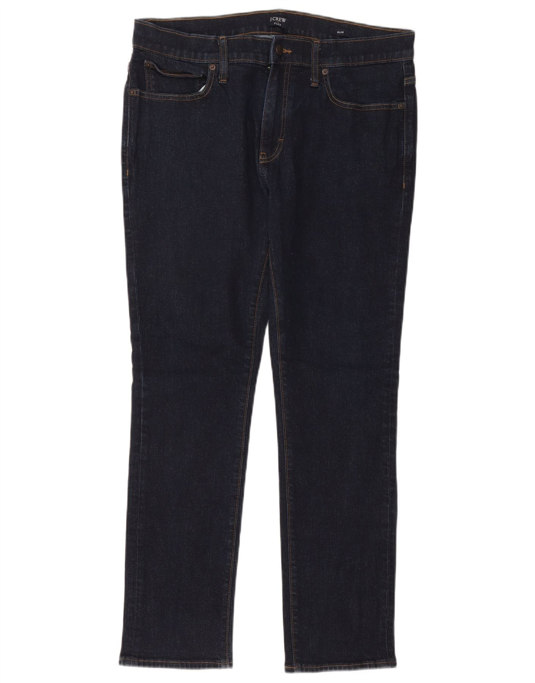 J. Crew Slim Jeans til mænd W34 L30 Marineblå bomuld