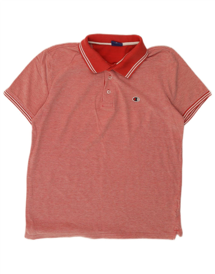 CHAMPION Poloshirt til mænd Stor rød bomuld