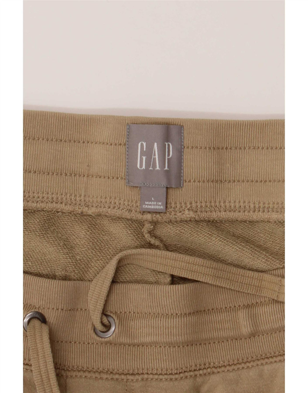 Gap Herre grafiske sportsshorts store beige bomuld
