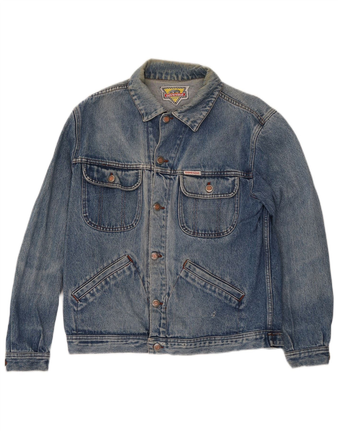VINTAGE Womens Denim Jacket UK 18 XL  Blue Cotton