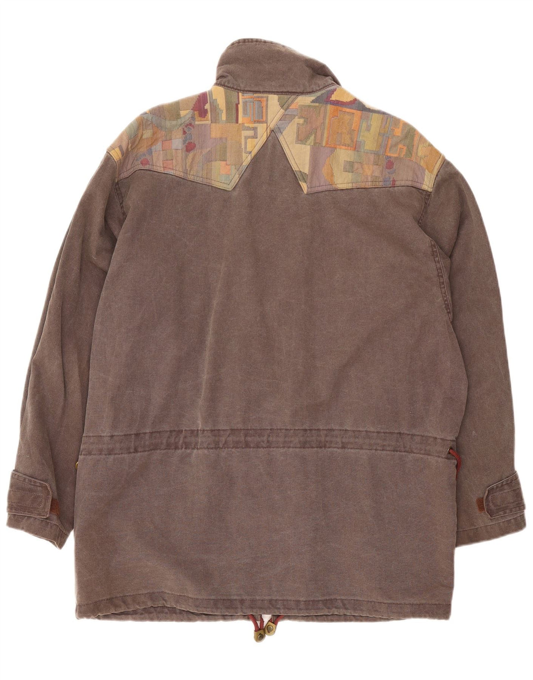SALEWA Herre Utility Jacket UK 42 XL Grå Colourblock Bomuld