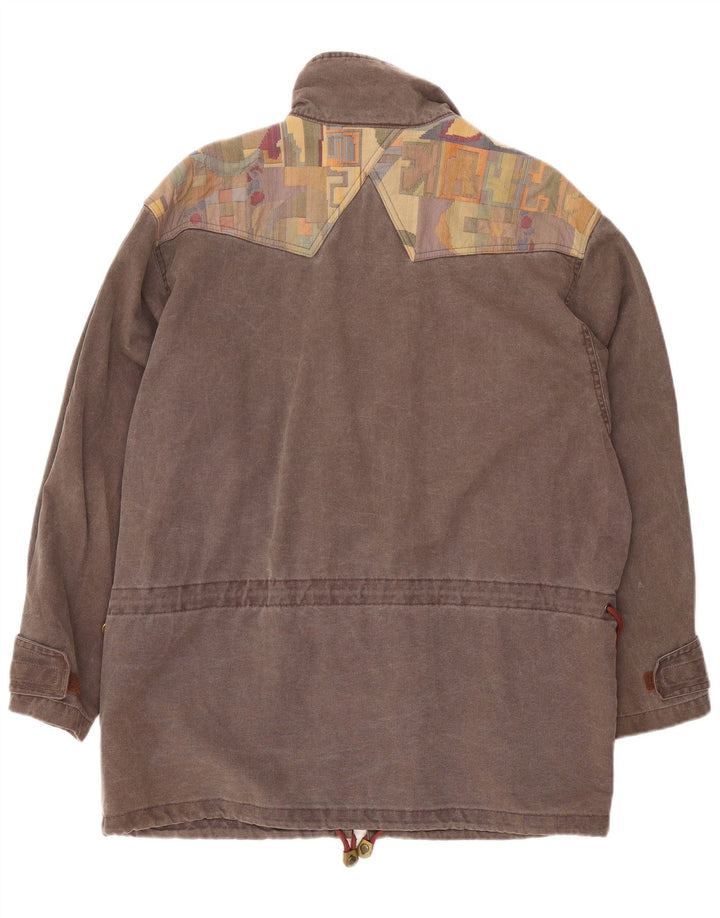 SALEWA Herre Utility Jacket UK 42 XL Grå Colourblock Bomuld