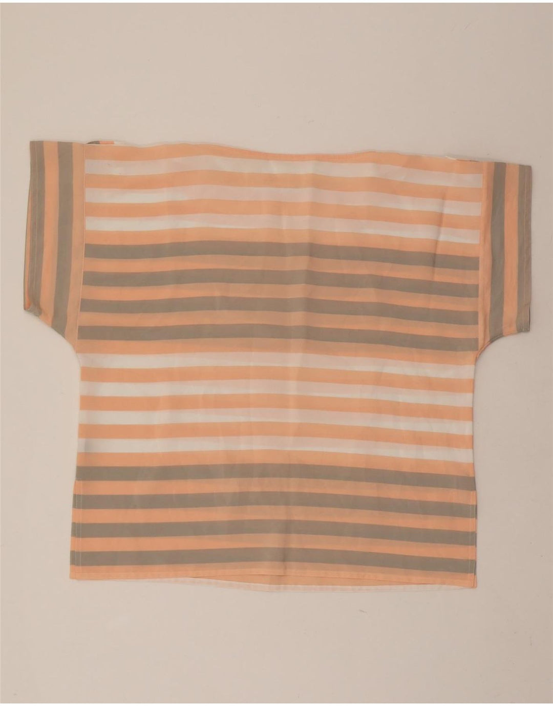 STANNER Womens Blouse Top IT 42 Medium Pink Striped Polyester Vintage Stanner and Second-Hand Stanner from Messina Hembry 