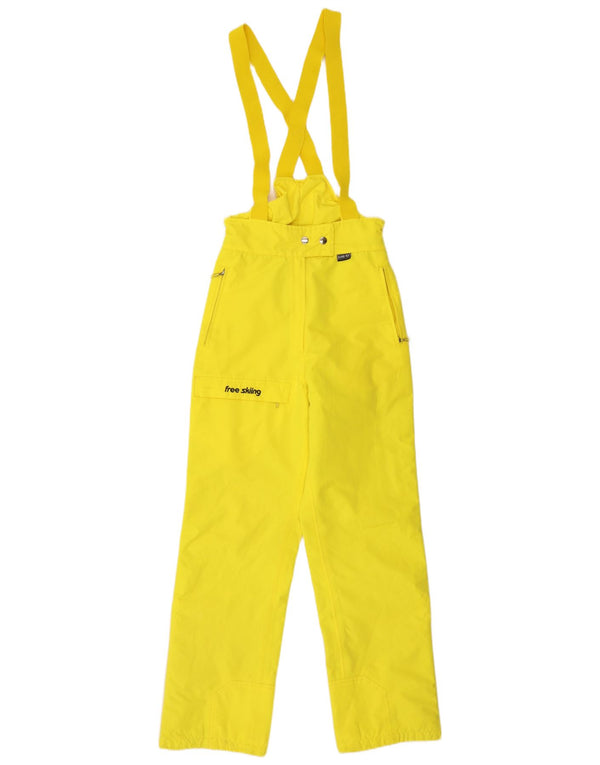 Vintage damebukser skibukser EU 34 XS gul polyamid
