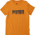 PUMA Boys Graphic T-Shirt Top 9-10 Years  Orange Cotton Vintage Puma and Second-Hand Puma from Messina Hembry 
