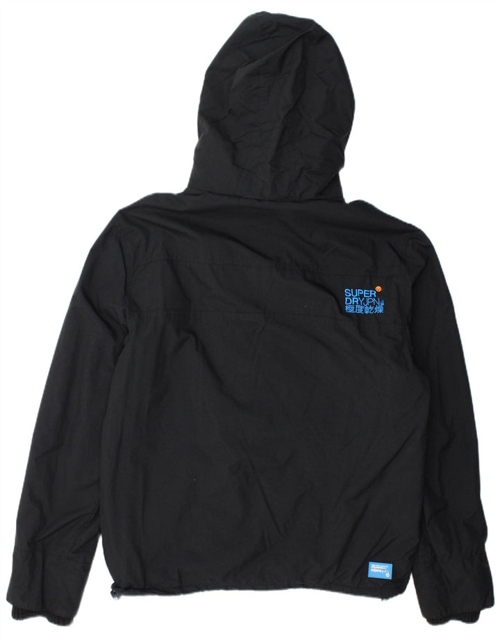 Superdry Graphic Windbreaker Jacket til kvinder UK 16 Large Black