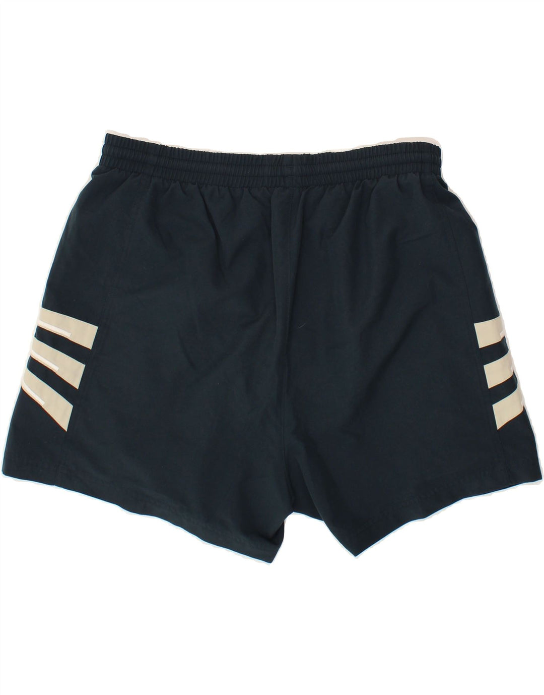 ADIDAS grafiske sportsshorts til mænd store marineblå stribet polyester