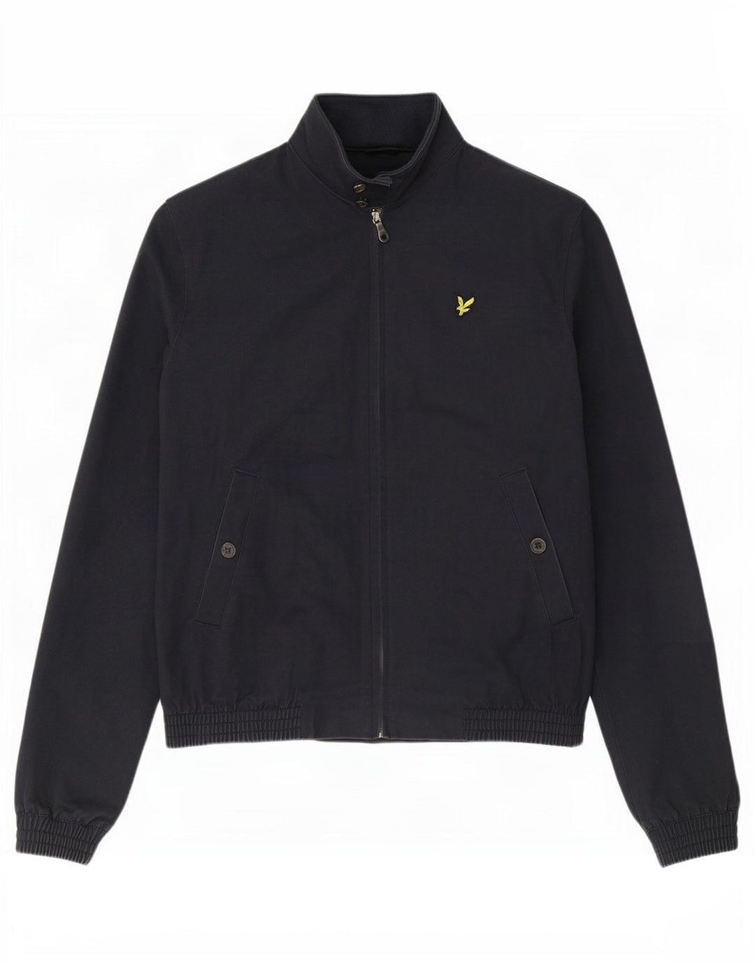 Lyle & Scott Bomberjakke til mænd UK 40 Stor marineblå bomuld