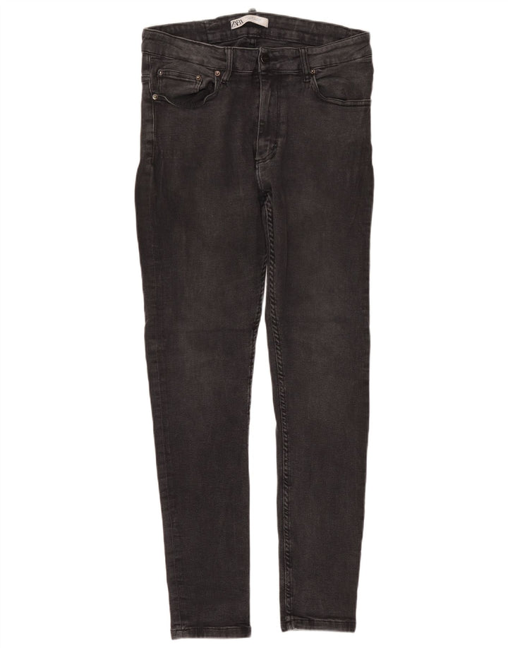 Zara Herre Skinny Jeans EU 44 Large W34 L30 Grå