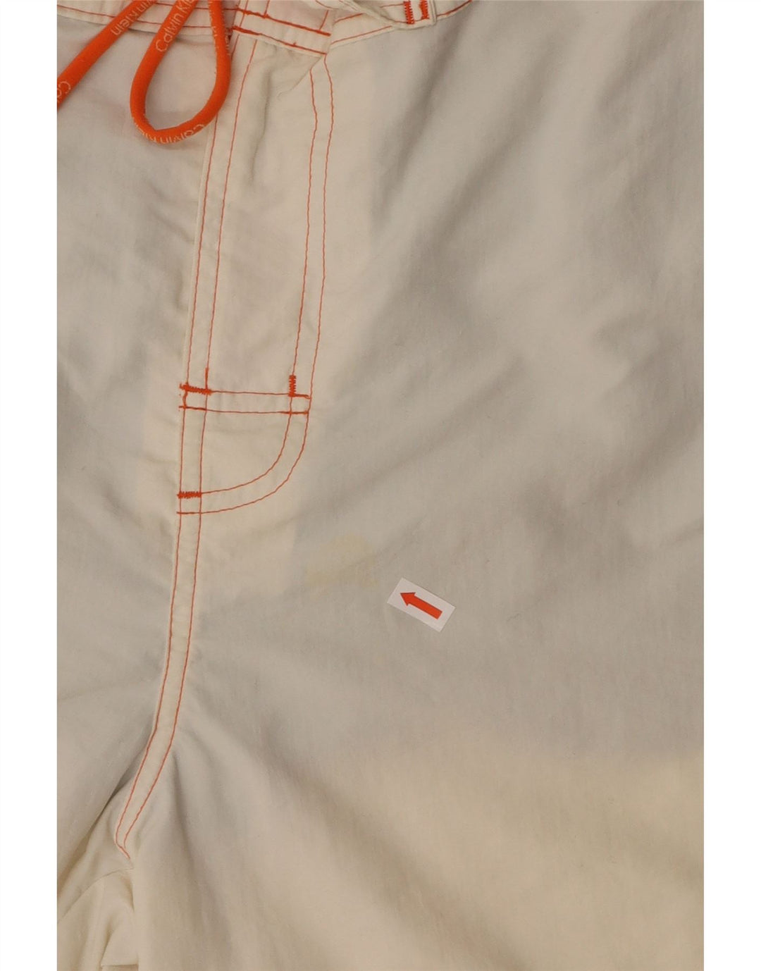 CALVIN KLEIN Mens Swimming Shorts Medium  White