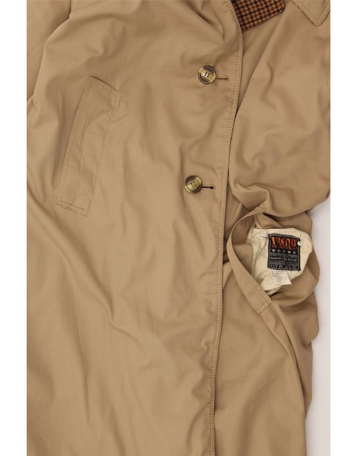 TREND IN TREVIRA Vendbar overfrakke til mænd UK 38 Medium Beige Polyester