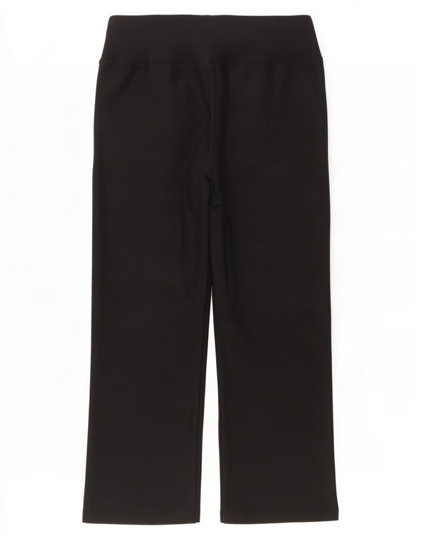 Nike Womens Capri Tracksuit Trousers US 8/10 Medium Black Polyester