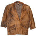 Vintage Dame Dobbeltradet Loose Fit Coat UK 16 Large Beige