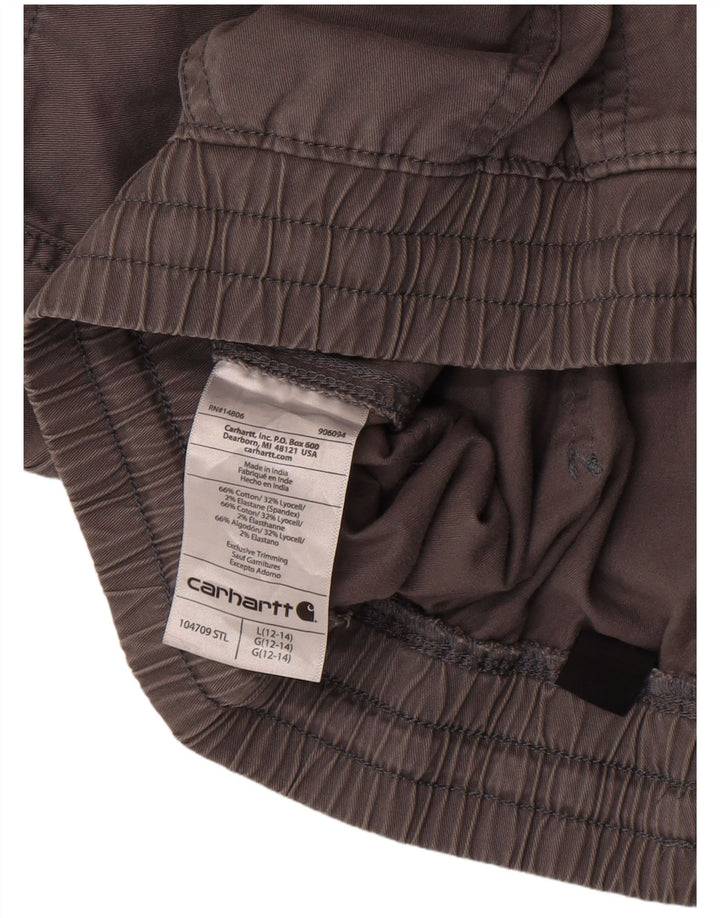 Carhartt Dameshorts US 12 Large W32 Grå Bomuld