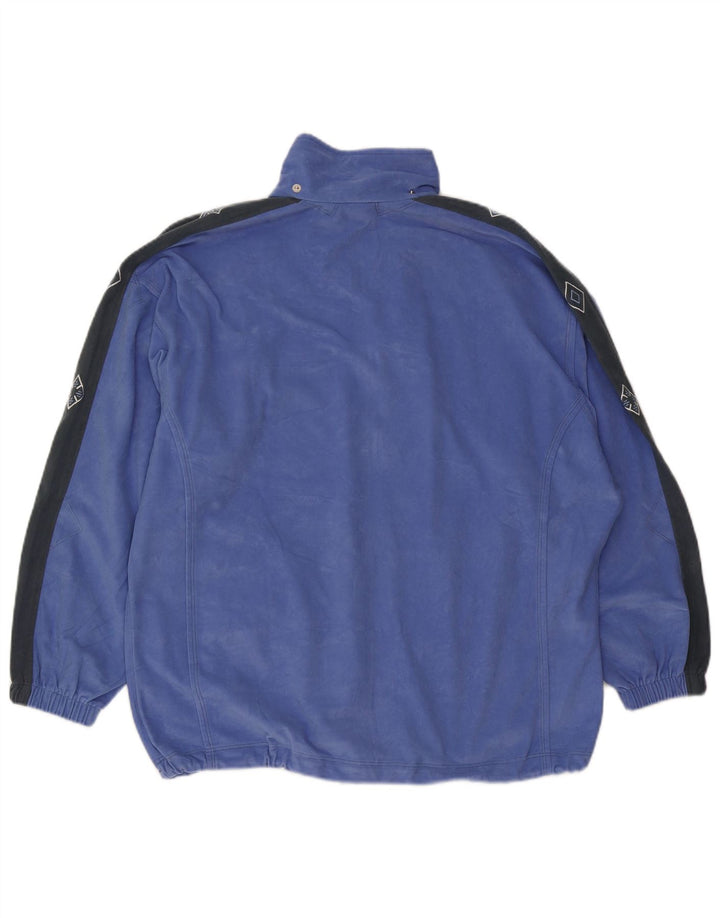 Diadora Dame Oversized grafisk træningsdragt Topjakke UK 14 Medium Blue