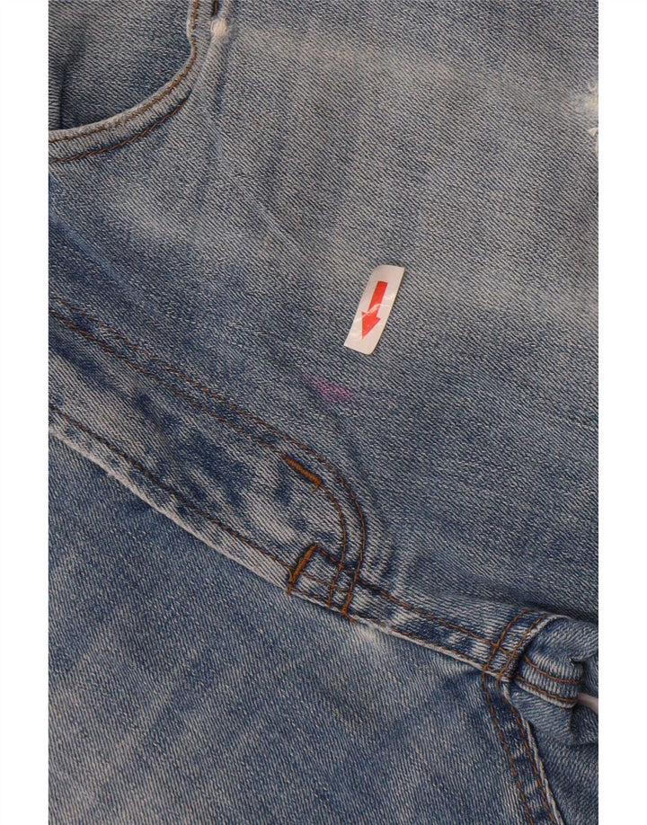 Zara Herre Slim Jeans EU 42 Large W32 L34 Blå