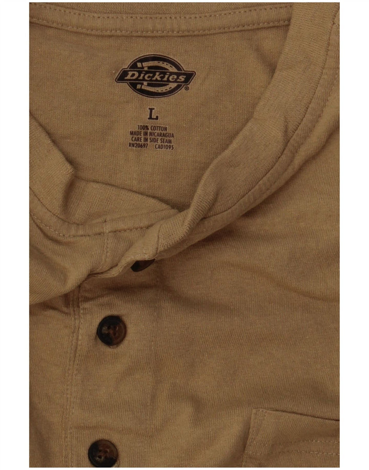Dickies Herre T-Shirt Top Stor Beige Bomuld