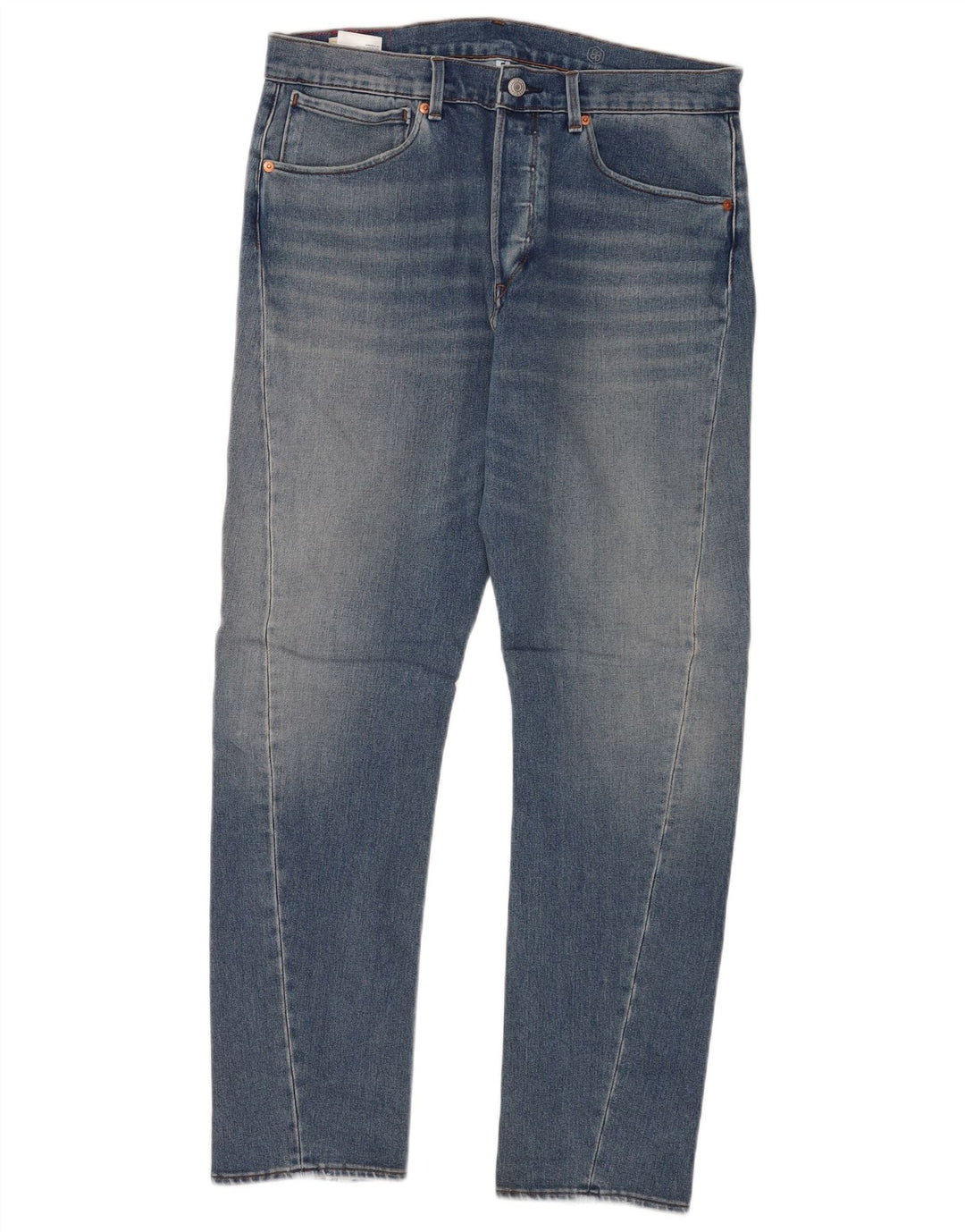 Levi's Herre 502 tilspidsede jeans W33 L32 blå bomuld