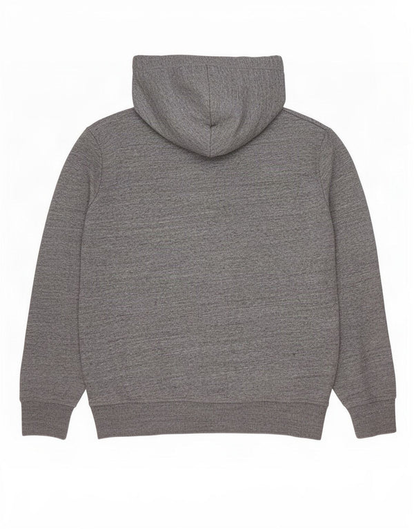 Superdry Mens Zip Hoodie Sweater XL Grey Flecked Cotton