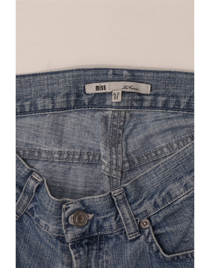 LES COPAINS Dame Miss Bootcut Jeans IT 42 Medium W32 L32 Blå Bomuld