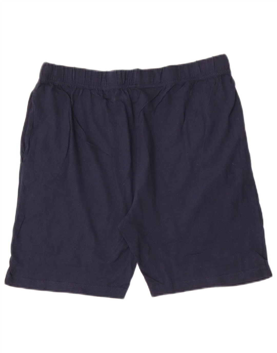 Bænk Herre grafiske sportsshorts Medium marineblå bomuld