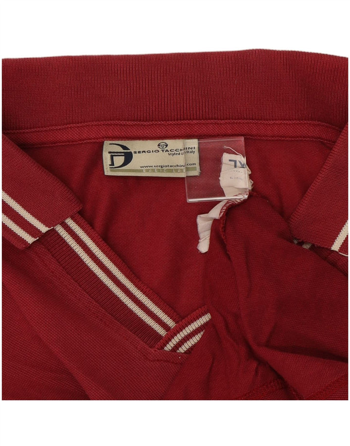 Sergio Tacchini Herre poloshirt XL Burgundy